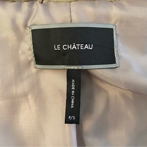 Le Chateau Faux Fur Grey Vest - Picture 6 of 12